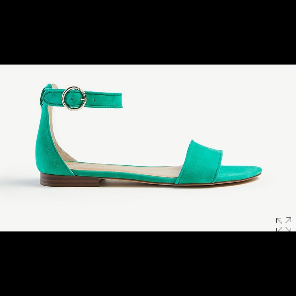 Ann Taylor Aislyn Suede Flat Sandal